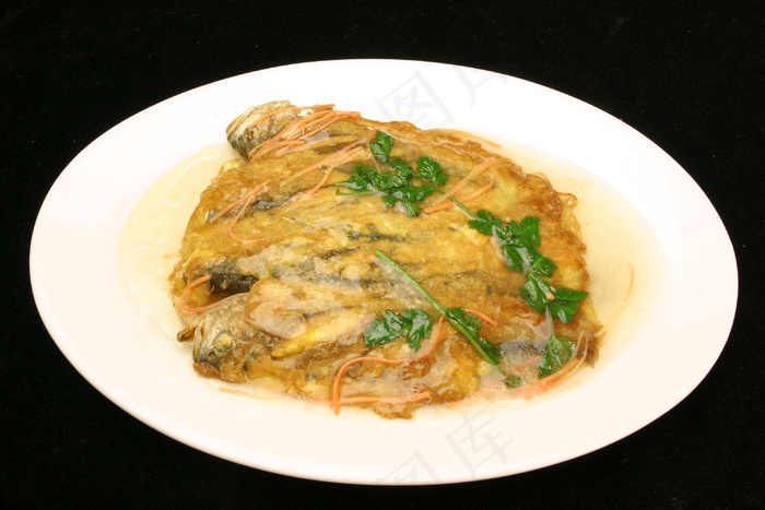 粤菜1368煎焖小黄鱼gfd