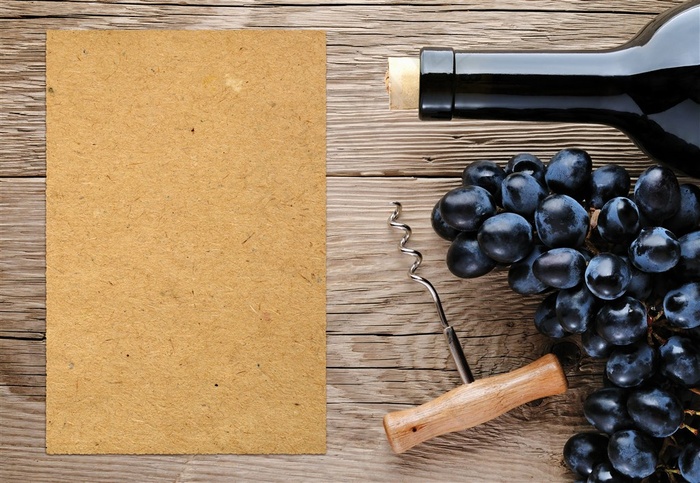 葡萄酒庄园插画