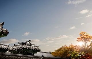  中式建筑海报PSD素材