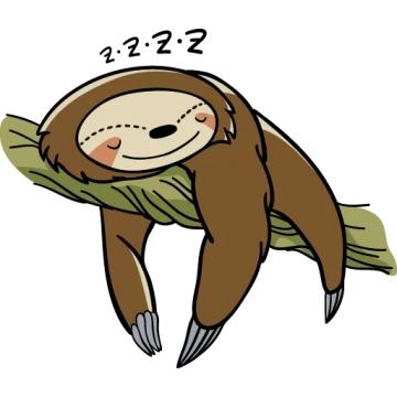 树懒 PNG免抠(360x360)