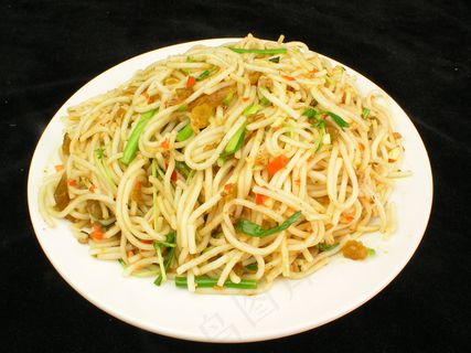 1064肉沫酸菜炒米线