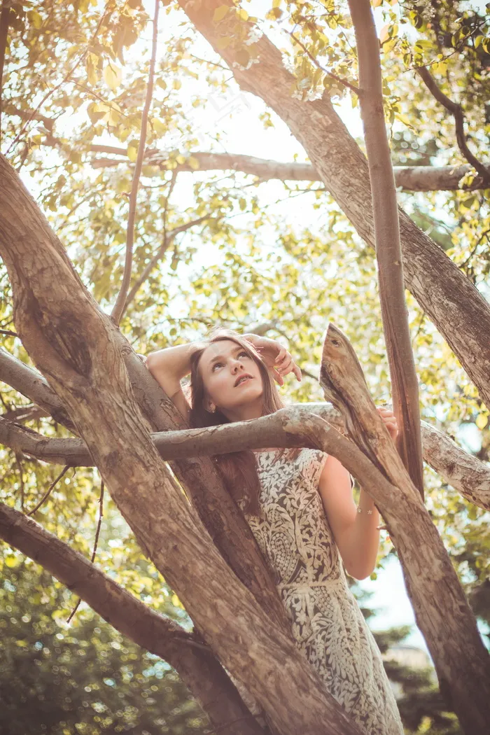 唯美森系女生图片