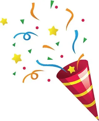 五彩纸屑 PNG免抠