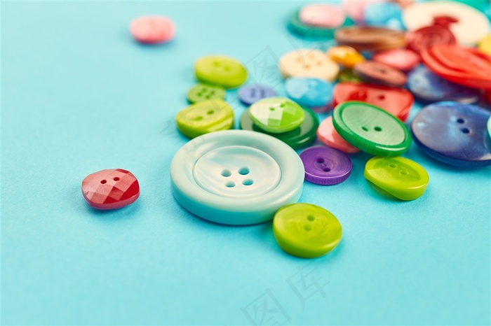各种彩色纽扣高清素材