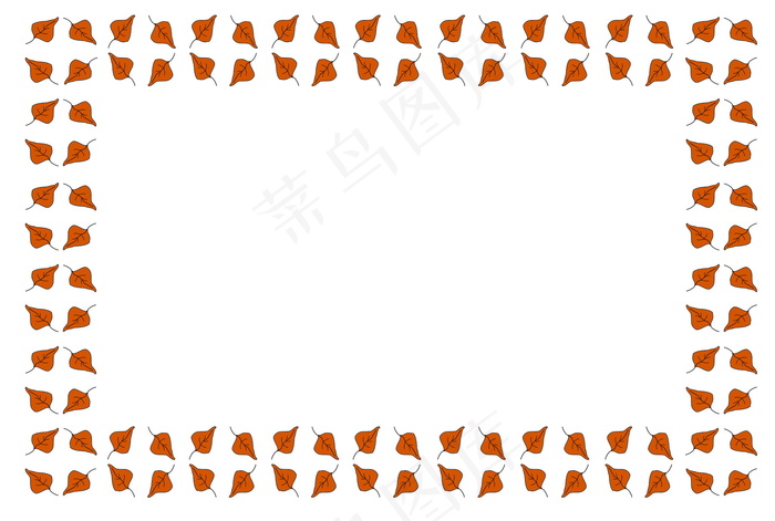 叶子边框背景图片