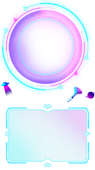 边框|科技|装饰|渐变