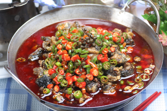 锅仔辣麻鸡 (1)