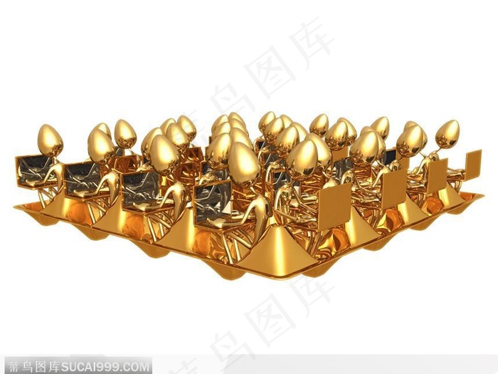 3D小金人-互联网