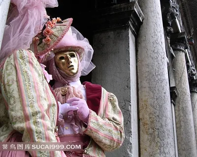 欧洲精美怪异奇装异服面具素材