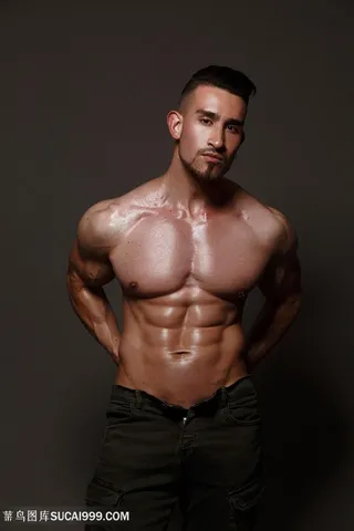 八块腹肌男人图片