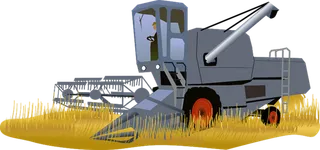 现代农业收割机