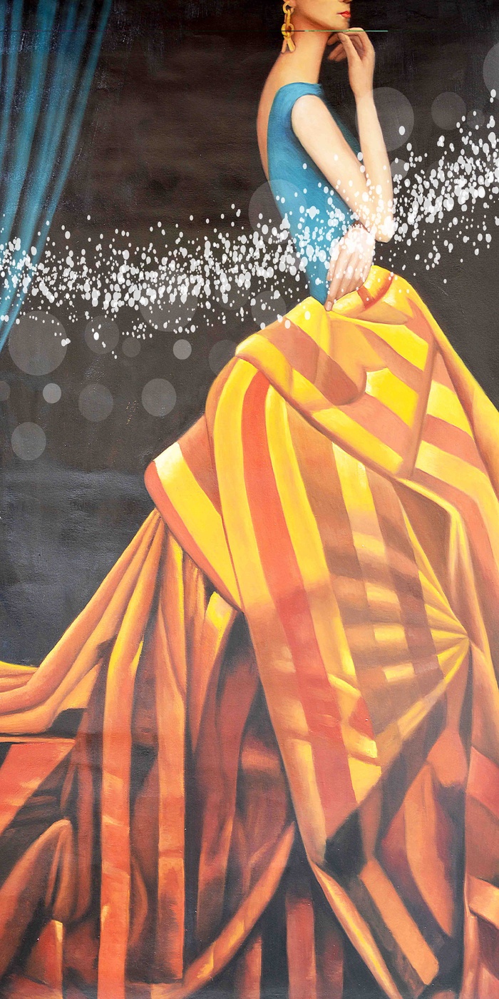 北欧美女装饰画  