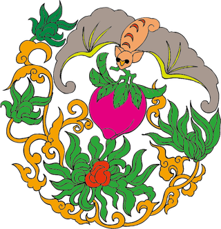 中国吉祥图免扣元素