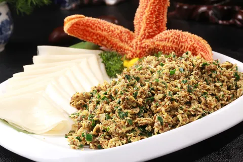 韭菜鸡蛋炒海星28元一份 (3)