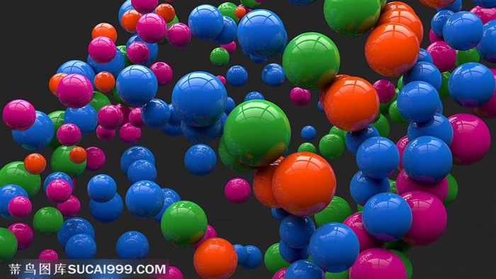 3D科技圆球炫酷PPT背景