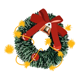 圣诞节平安夜冬季双旦设计圣诞装饰海报元素