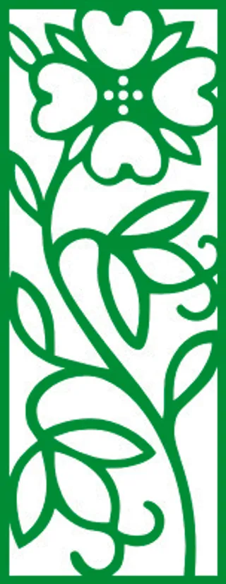 雕刻 田园 镂空 现代 边框