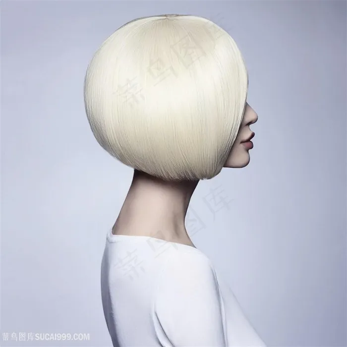 个性发型的性感美女高清图片素材