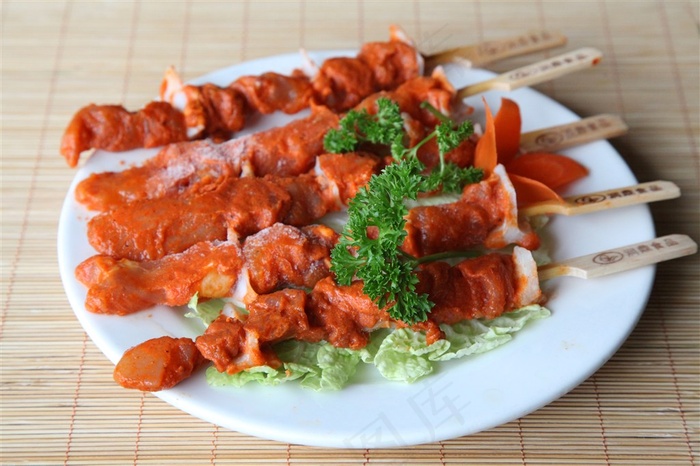 多串骨肉相连美食图片