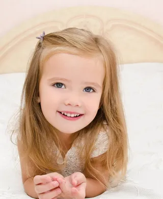 外国小女孩粉色可爱小公主裙(25)