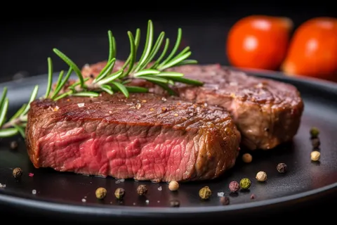 美味的牛排美食摄影图 美味的牛排美食摄影图
