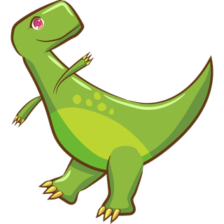 卡通恐龙生日宝宝宴派对素材恐龙派对免扣素材