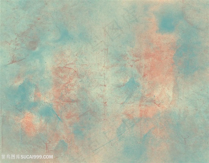 浅青橙色墙壁纹理背景图片