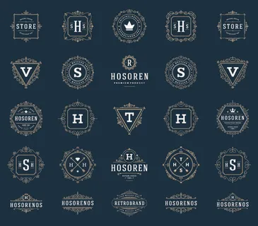 手绘Logo标志素材