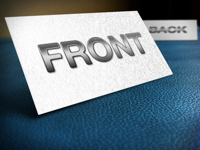 名片样机设计素材