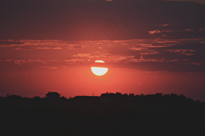 高清夕阳美景图片