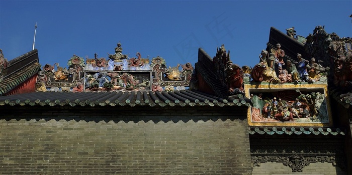 广东广州陈家祠风景图