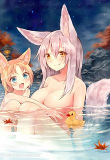 泡温泉的可爱性感二次元女生日本动漫图片 泡温泉的可爱性感二次元女生日本动漫图片
