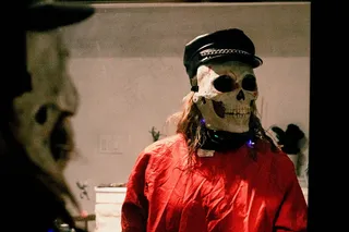 恐怖骷髅面具图片