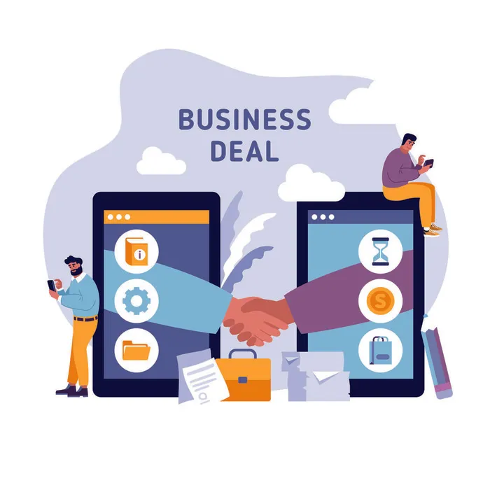 扁平化人物场景办公互联网等距ai矢量设计网页海报UI素材插画eps,ai矢量模版下载