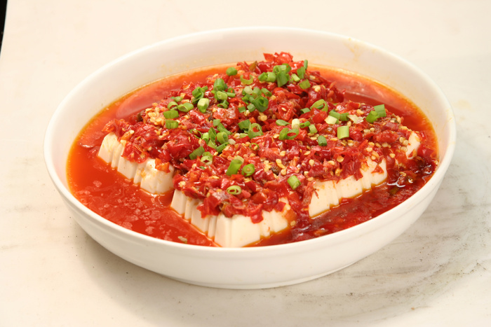 剁椒蒸豆腐8元 (5)