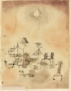 保罗克利手绘简约儿童插画 保罗克利手绘简约儿童插画