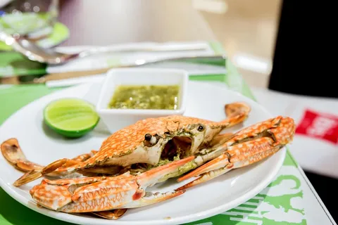 螃蟹海鲜夏季畅销摄影图素材