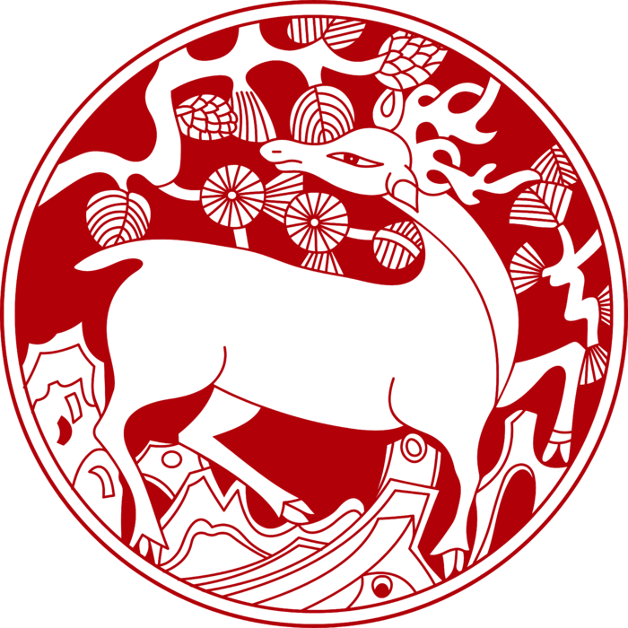 红色喜庆简约风传统吉祥纹样纹路纹理免扣PNG素材图片 (12)