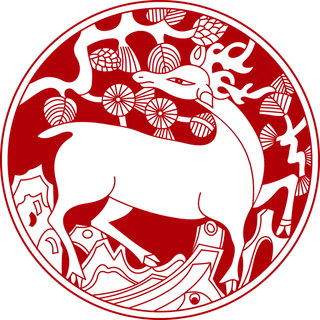 红色喜庆简约风传统吉祥纹样纹路纹理免扣PNG素材图片 (12)