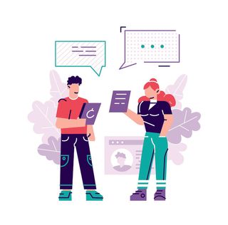 扁平化人物场景办公互联网等距ai矢量设计网页海报UI素材插画