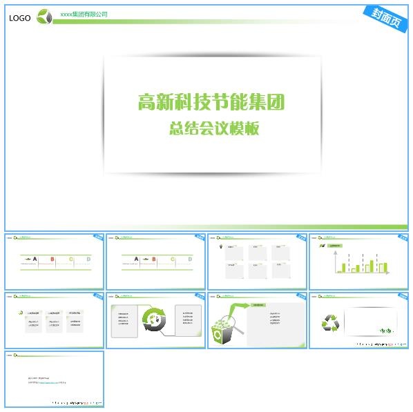 高科技企业节能环保工作总结会议报告模板