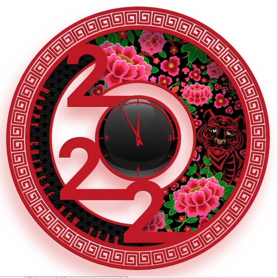 设计新年2022年花素材eps,ai矢量模版下载