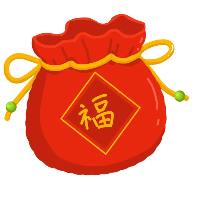附件装饰新年psd模版下载