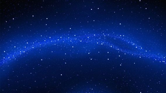 深邃静谧的蓝色星空 深邃静谧的蓝色星空