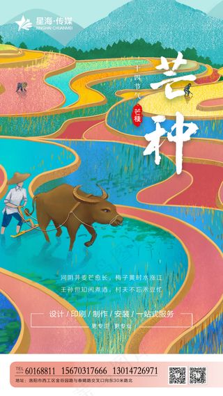 芒种 朋友圈 24节气  节气 活动