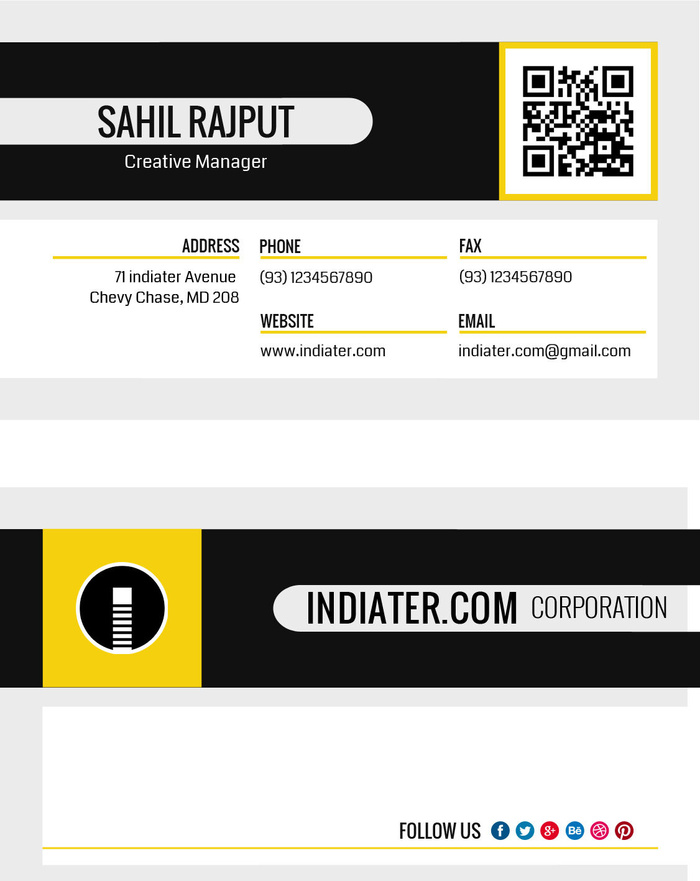 设计 创造 名片