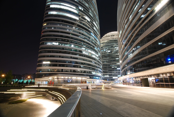 高清唯美城市夜景高楼大厦