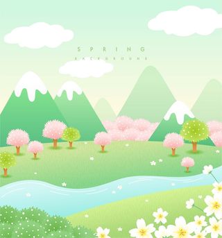 春天插画