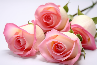 红袖玫瑰花细节特写摄影图