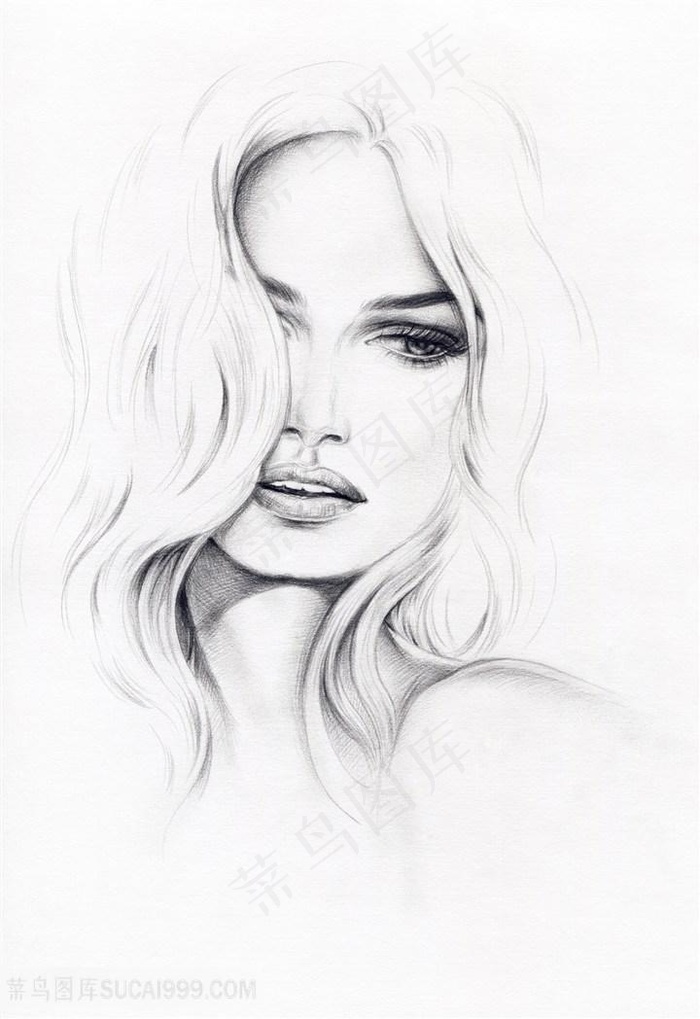 美女速写高清图片